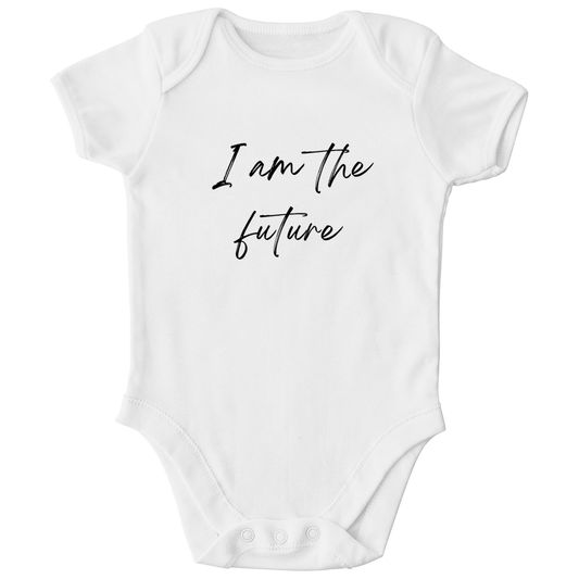 Baby Bio Bodysuit Kurzarm "I am the future"